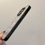 Husă transparentă cu model de Crăciun pentru iPhone 13 / 14 - verde