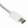Cablu de date şi de încărcare, cu USB-C / Lightning, pentru iPhone / iPad / iPod / AirPods - 1 m - alb