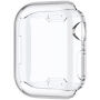 Husă tip carte lucioasă din plastic moale cu protecție pentru ecran pentru Apple Watch 41mm - transparentă