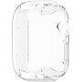 Husă tip carte lucioasă din plastic moale cu protecție pentru ecran pentru Apple Watch 42mm (Series 10 / 11) - transparentă