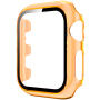 Carcasă transparentă cu sticlă securizată pentru Apple Watch 42mm - portocaliu