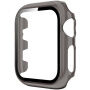 Carcasă transparentă cu sticlă securizată pentru Apple Watch 42mm - gri
