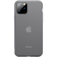 Baseus carcasă transparentă din silicon, pentru iPhone 11 Pro Max - negru