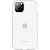Baseus carcasă transparentă din silicon, pentru iPhone 11 Pro Max - alb