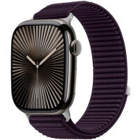 xDfind curea din nailon cu închidere tip velcro pentru Apple Watch 42mm / 41mm / 40mm / 38mm - violet închis