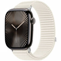 xDfind Curea din nailon cu închidere tip velcro pentru Apple Watch 42mm / 41mm / 40mm / 38mm - bej