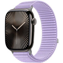 xDfind curea din nailon cu închidere tip velcro pentru Apple Watch 42mm / 41mm / 40mm / 38mm - violet