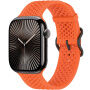 xDfind curea din silicon perforată pentru Apple Watch Ultra 49mm / 46mm / 45mm / 44mm / 42mm - portocalie
