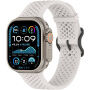 xDfind Curea perforată din silicon pentru Apple Watch Ultra 49mm / 46mm / 45mm / 44mm / 42mm - bej