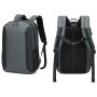 COOLBELL CB-8319 rucsac practic pentru iPad / MacBook de până la 16" - gri închis