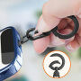 Suport de deget pentru prindere pe husă pentru iPhone - argintiu