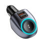 Încărcător auto ESSAGER ES-CC31 cu porturi USB-C / USB-A și încărcător integrat pentru Apple Watch - 50W - gri