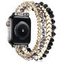 xDfind curea cu mărgele pentru Apple Watch 42mm / 41mm / 40mm / 38mm - negru-auriu