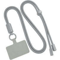 Șnur universal reglabil pentru fixare pe husă pentru iPhone - gri