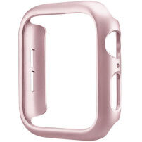 xDfind Husă tip carte metalică pentru Apple Watch 44mm - roz