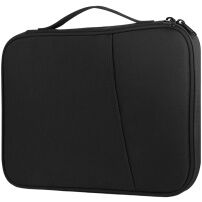 Geanta cu curea si buzunare pentru iPad pana la 11" - negru