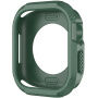 Husă tip carte rezistentă pentru Apple Watch 45mm / 44mm - verde închis