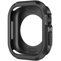 Husă tip carte rezistentă pentru Apple Watch 41mm / 40mm - neagră
