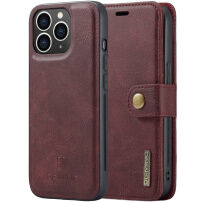 DG.Ming Husă detașabilă 2 în 1 pentru iPhone 15 Pro Max - Burgundy