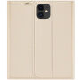 Dux Ducis husă flip cu stativ pentru iPhone 11 - auriu