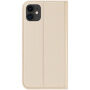 Dux Ducis husă flip cu stativ pentru iPhone 11 - auriu
