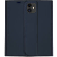 Dux Ducis husă flip cu stativ pentru iPhone 11 - albastru