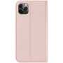 Dux Ducis husă flip cu stativ pentru iPhone 11 Pro Max - roz-auriu