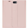 Dux Ducis husă flip cu stativ pentru iPhone 7 / 8 - roz-auriu