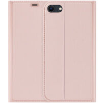 Dux Ducis husă flip cu stativ pentru iPhone 7 / 8 - roz-auriu