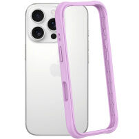 Ramă de protecție din silicon pentru iPhone 16 Pro - mov