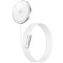 Încărcător wireless MagSafe HYD-002 cu suport rabatabil pentru iPhone - 25W - alb