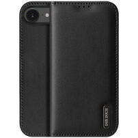 DUX DUCIS Hivo husă flip din piele pentru iPhone 16e / 17e - neagră