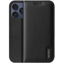 Husă flip din piele DUX DUCIS Hivo pentru iPhone 17 Pro Max - negru