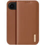 DUX DUCIS Hivo husă flip din piele pentru iPhone Air - maro
