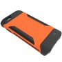 Carcasă rezistentă de protecţie, cu baterie 4000 mAh, pentru iPhone 6/6S/7/8 - portocaliu