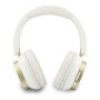Guess Rectangle Metal Script Logo căști wireless - albe