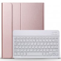 Husă cu tastatură detașabilă, pentru iPad Pro 11" (2018) - roz-auriu