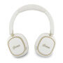 Guess Rectangle Metal Script Logo căști wireless - albe