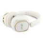 Guess Rectangle Metal Script Logo căști wireless - albe