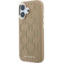Karl Lagerfeld Perforated Monogram husă cu MagSafe pentru iPhone 17 - bej