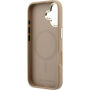 Karl Lagerfeld Perforated Monogram husă cu MagSafe pentru iPhone 17 - bej