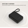 FIXED Zen 20 Loop baterie externă cu cablu integrat USB-C și porturi USB-C / USB-A - 20 000 mAh - negru