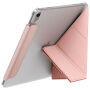 UNIQ Camden Lite husă tip carte cu suport origami și spațiu pentru Apple Pencil pentru iPad 10,9" (2022) / 11" (2025) - roz