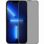 Sticlă securizată Rurihai Anti-Spy cu ramă neagră pentru iPhone 13 Pro Max / 14 Plus