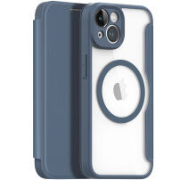 DUX DUCIS Skin X husă flip cu MagSafe pentru iPhone 14 - albastru închis