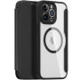 DUX DUCIS Skin X husă flip cu MagSafe pentru iPhone 14 Pro Max - negru