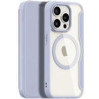 DUX DUCIS Skin X husă flip cu MagSafe pentru iPhone 15 Pro - violet