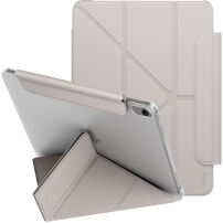 UNIQ Camden Lite husă tip carte cu suport origami și spațiu pentru Apple Pencil pentru iPad 10,9" (2022) / 11" (2025) - bej