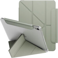 UNIQ Camden Lite Husă tip carte cu suport origami și spațiu pentru Apple Pencil pentru iPad 10,9" (2022) / 11" (2025) - verde