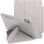 UNIQ Camden Lite Husă tip carte cu suport origami și spațiu pentru Apple Pencil pentru iPad Air 11" (2024-2026) - bej